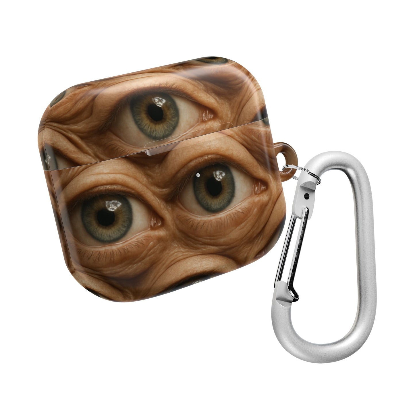 Unique Eye Pattern AirPod Case, Quirky AirPod Cover, Gift for Tech Lovers, Trendy Accessories, Fun Gadget Protection