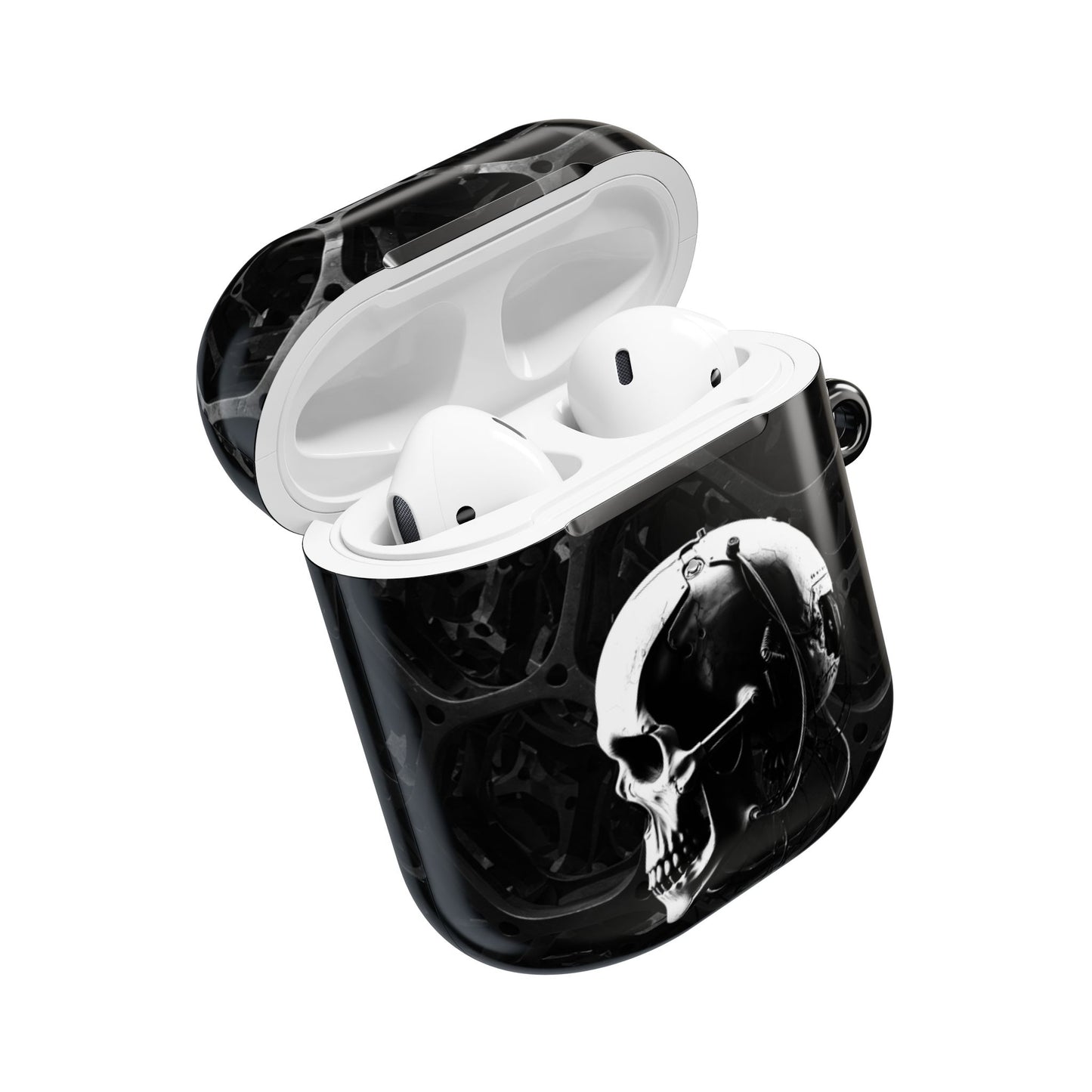 Stylish Skull AirPod Cases, Trendy AirPod Cover, Unique Earbuds Protector, Tech Accessory, Gift for Music Lovers