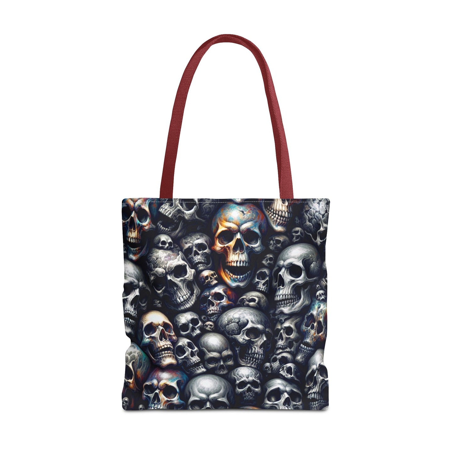 Gothic Skull Tote Bag | Gift for Halloween, Alternative Fashion, Edgy Eco-Friendly Bag, Casual Everyday Use
