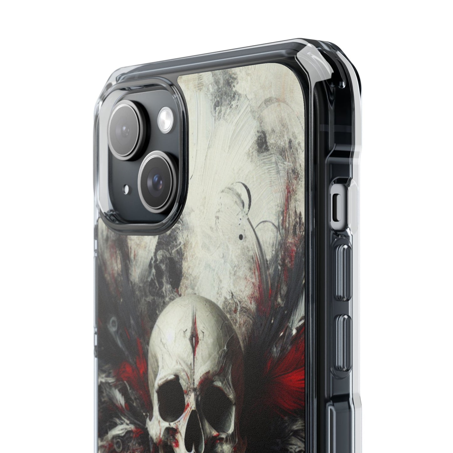 Gothic Skull Phone Case, Unique iPhone Cover, Edgy Smartphone Protector, Halloween Gift, Alternative Accessories