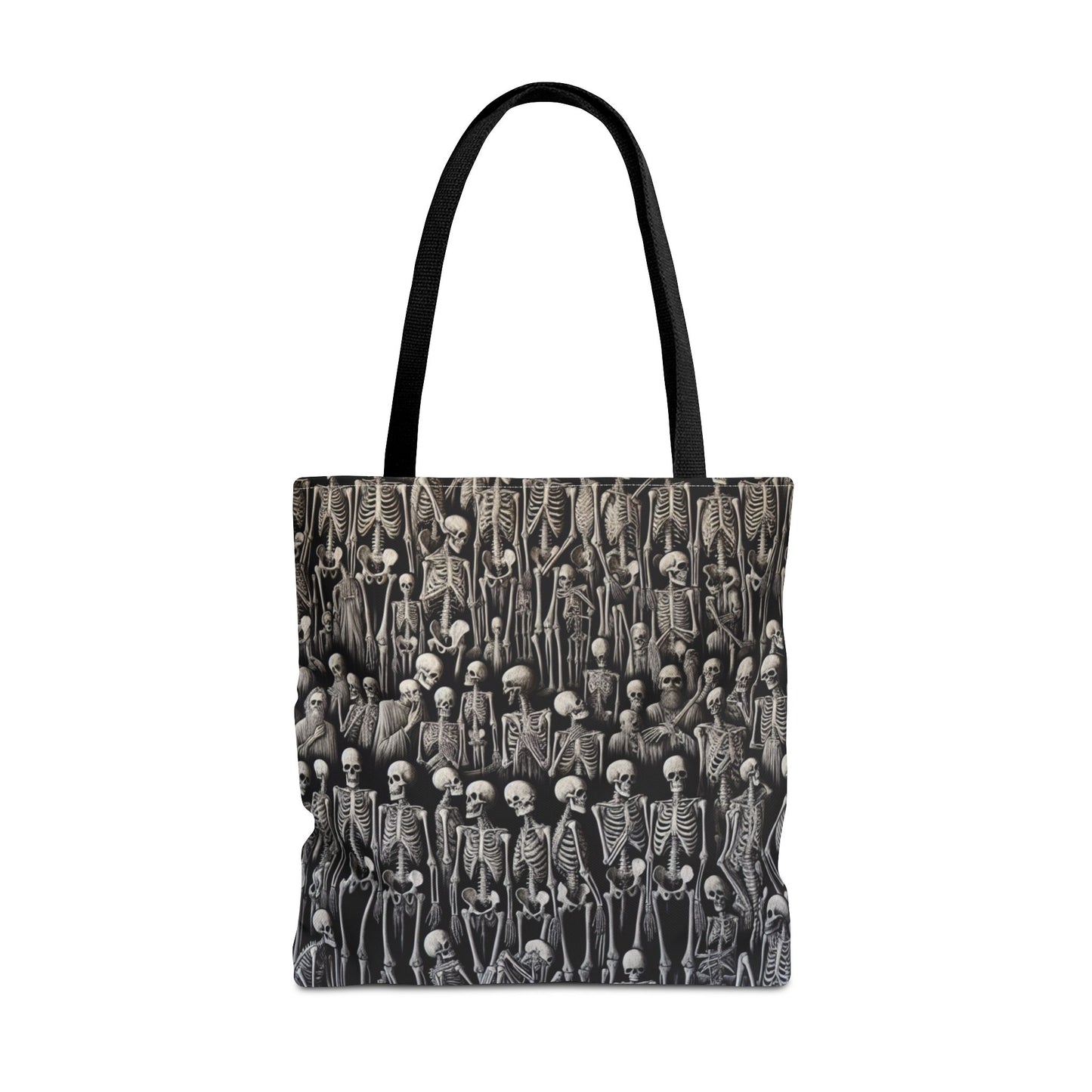 Gothic Skeleton Tote Bag | Spooky Shopping Bag | Halloween Accessory | Unique Gift for Dark Aesthetic Lovers