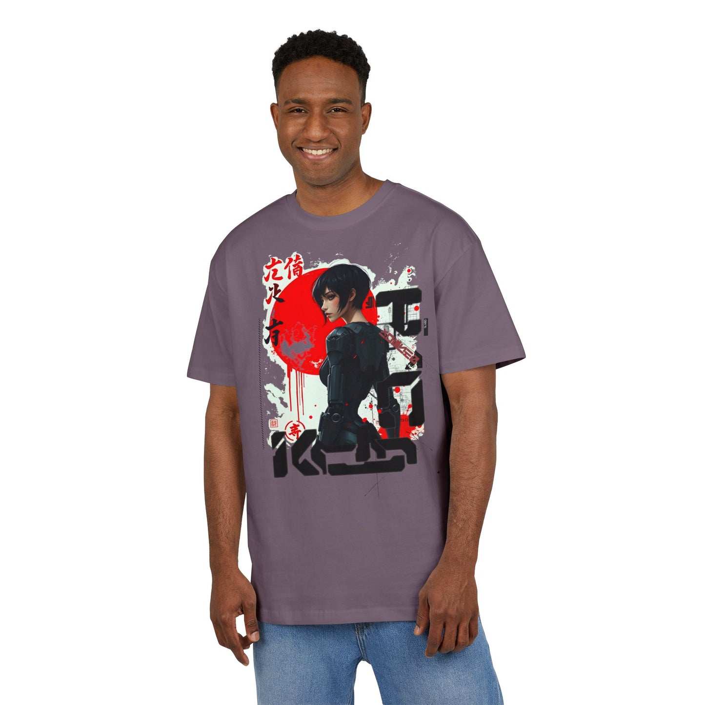 Unisex Oversized Graphic Tee with Anime Design, Casual Streetwear, Perfect for Everyday Wear, Gift for Anime Fans, Cosplay, Summer Style