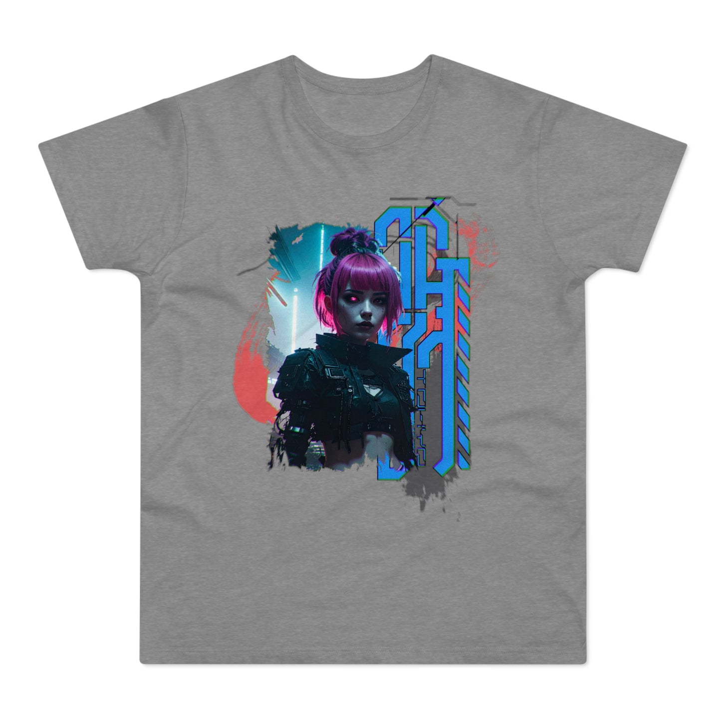 Cyberpunk Art Unisex T-Shirt, Streetwear Tee, Graphic Shirt, Gift for Him, Festival Apparel, Tech-Inspired Fashion