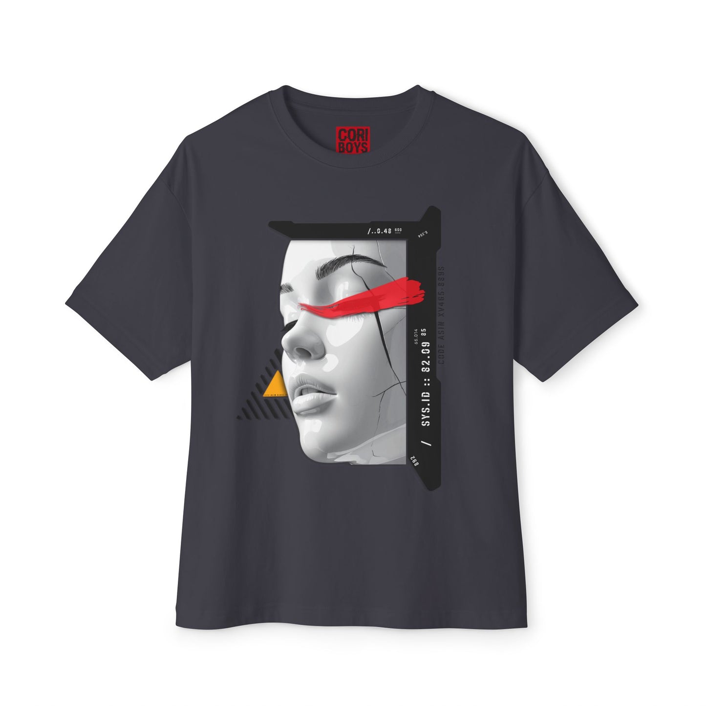 Chic Graphic Oversized Tee - Casual Wear, Streetwear, Art Tee, Gift for Her, Fashionable Comfort Wear