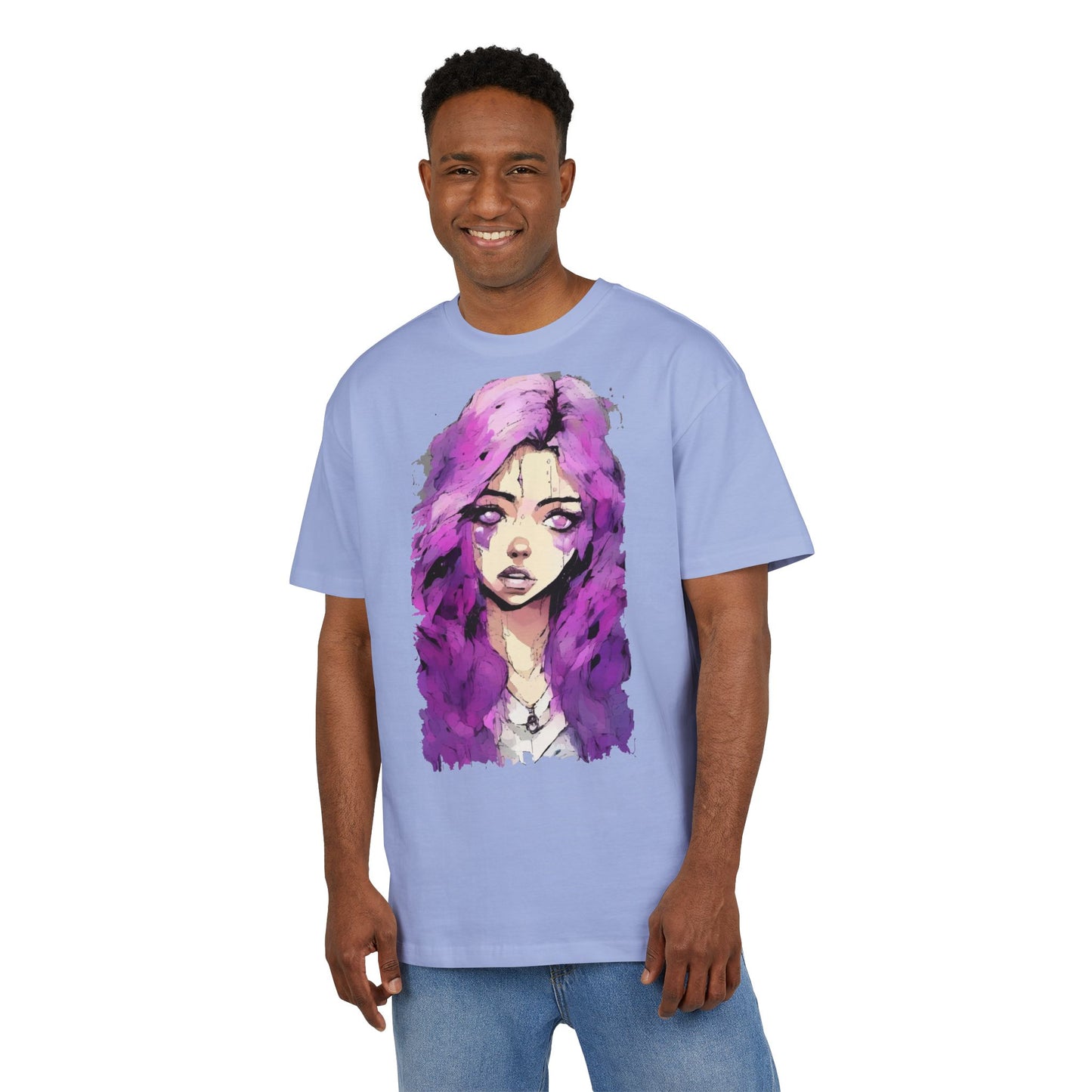 Artistic Oversize Tee - Stylish Women’s Graphic Tee, Casual Streetwear Top, Gift for Her, Unique Art Apparel, Trendy Everyday Wear