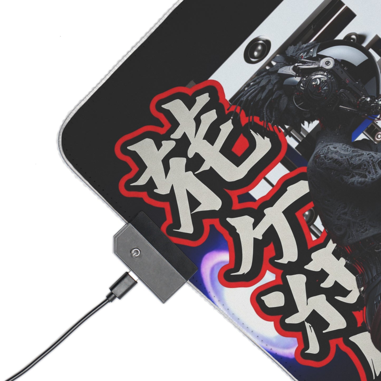 LED Gaming Mouse Pad – Electric Ninja Design for Gamers