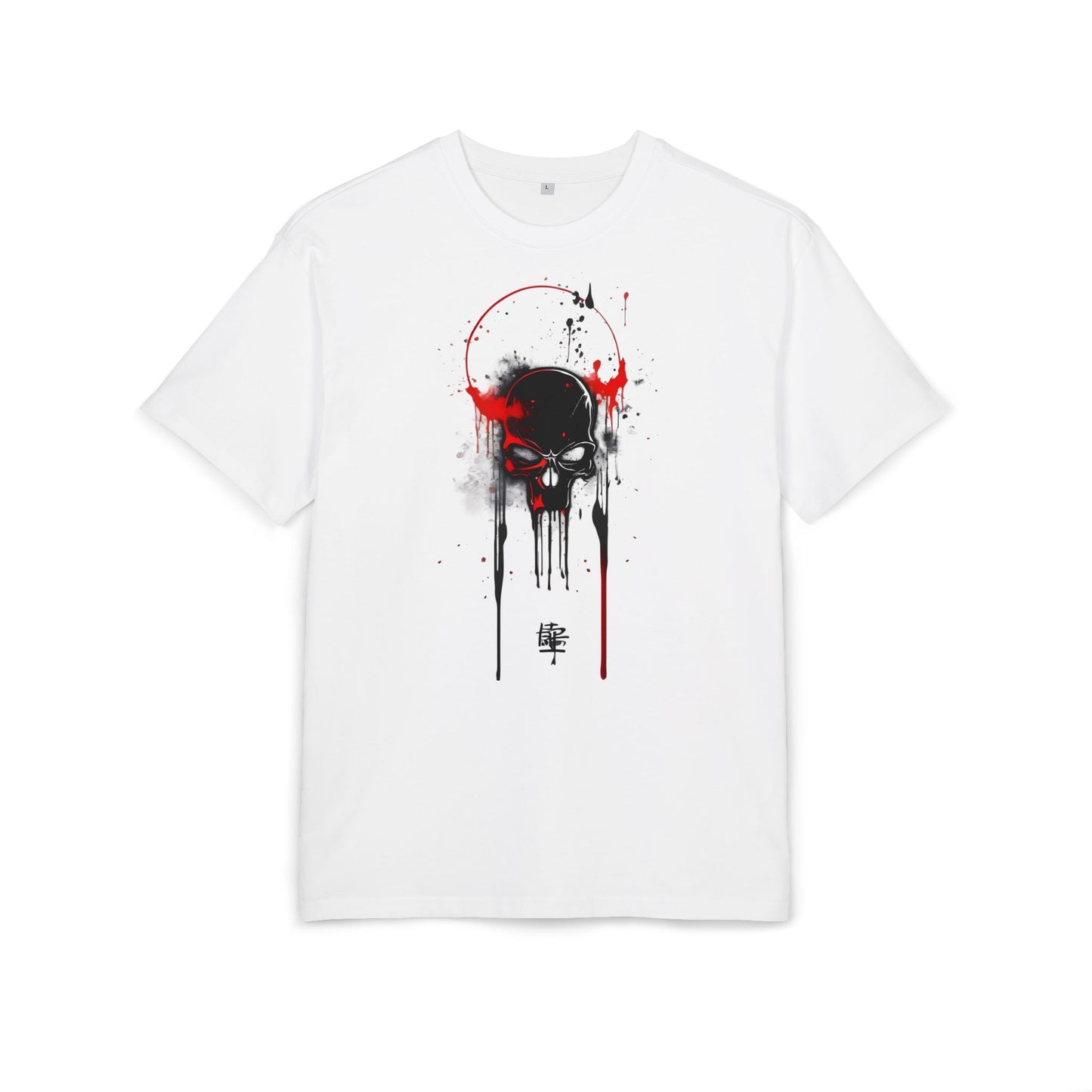 Edgy Oversized Graphic Tee, Cool Streetwear Shirt, Unisex Casual Wear, Unique Festival Apparel, Comfortable Everyday Outfit