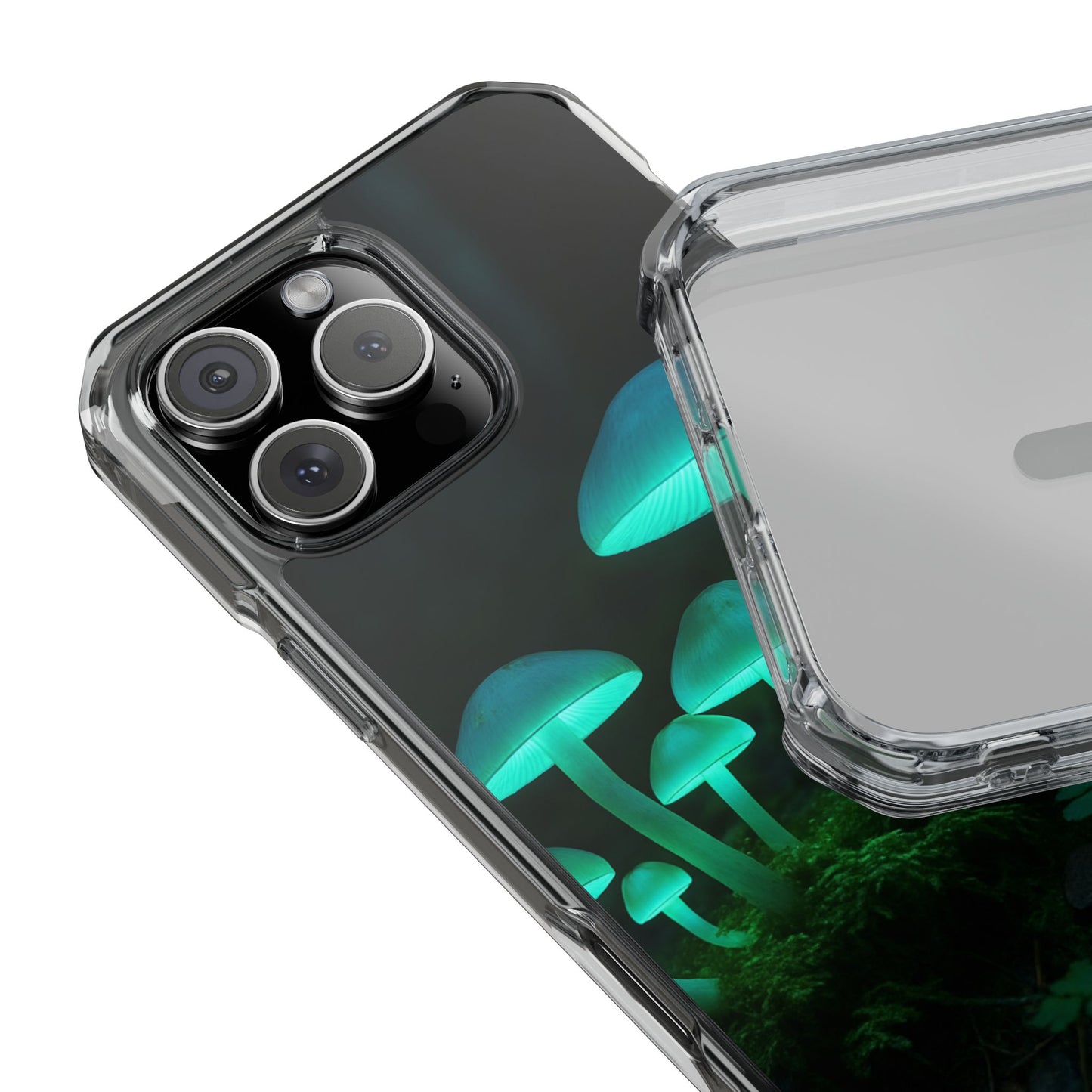 Glowing Mushroom iPhone Case, Unique Cellphone Protector, Gift for Nature Lovers, Eco-Friendly Tech Accessory