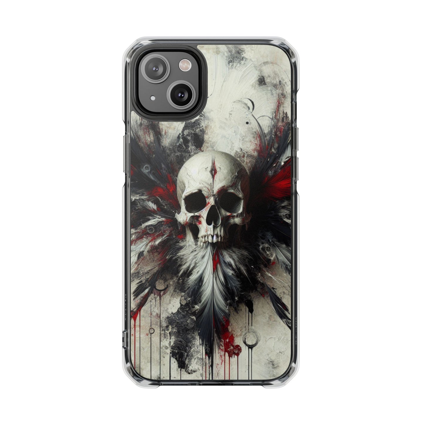 Gothic Skull Phone Case, Unique iPhone Cover, Edgy Smartphone Protector, Halloween Gift, Alternative Accessories