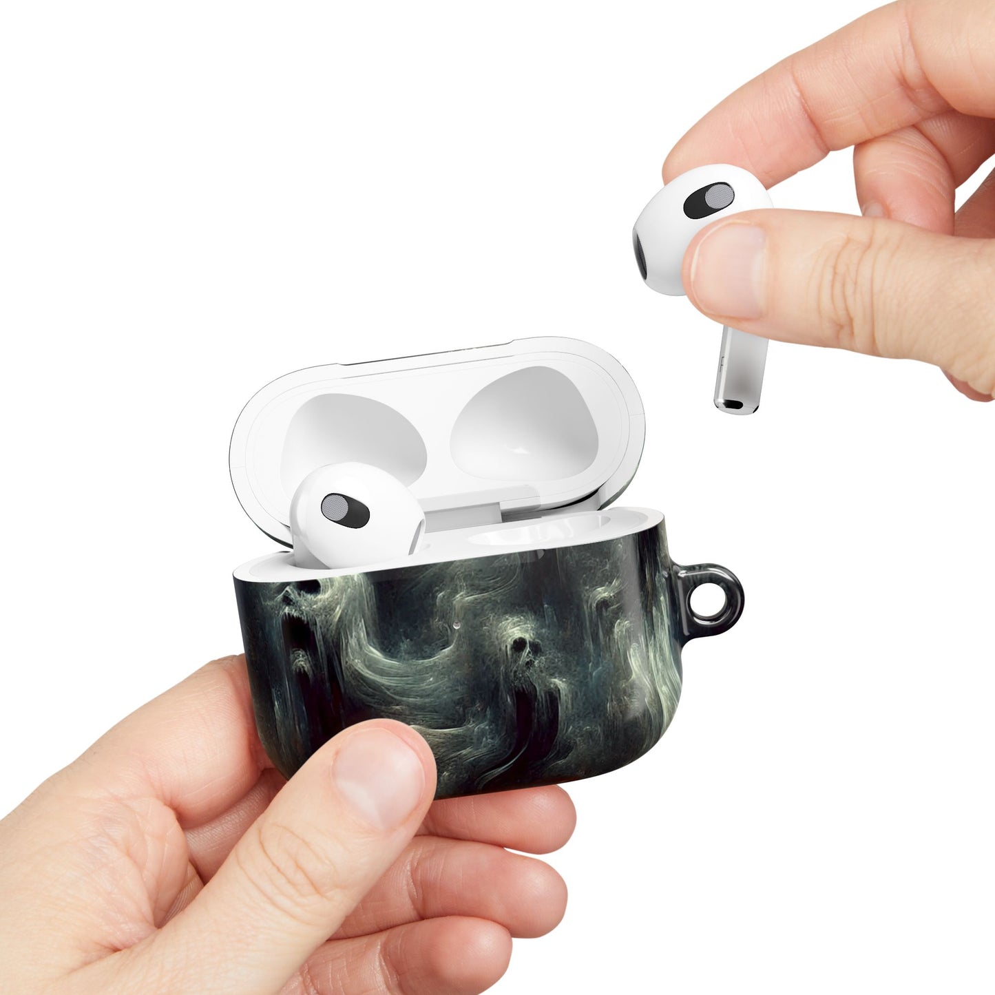 Gothic AirPod Cases | Dark Abstract Design, Unique Accessories, Stylish Tech Cover for Music Lovers, Gift for Halloween
