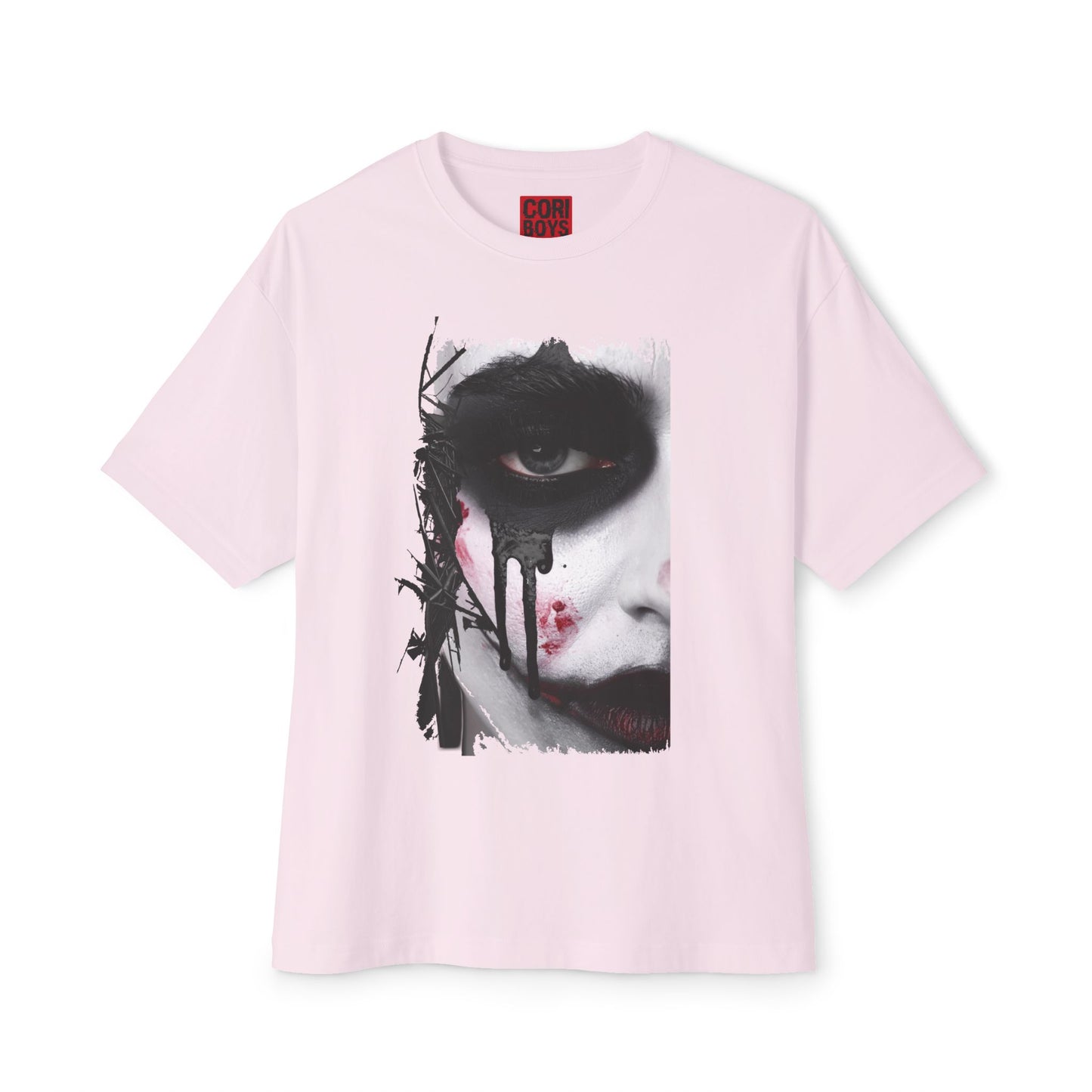 Gothic Art Oversized Tee, Unisex Graphic Shirt, Dark Art Apparel, Spooky Casual Fashion, Unique Streetwear