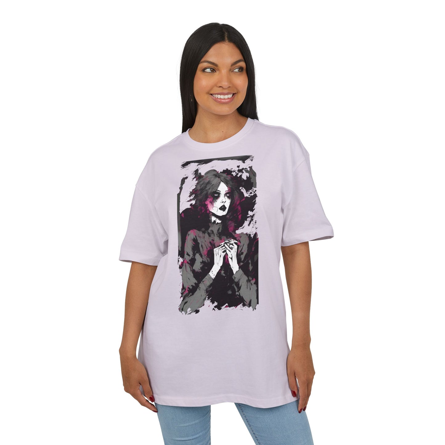 Artistic Oversize Tee | Unisex Tee with Unique Design, Casual Wear, Graphic Shirt, Gift for Art Lovers, Statement T-Shirt