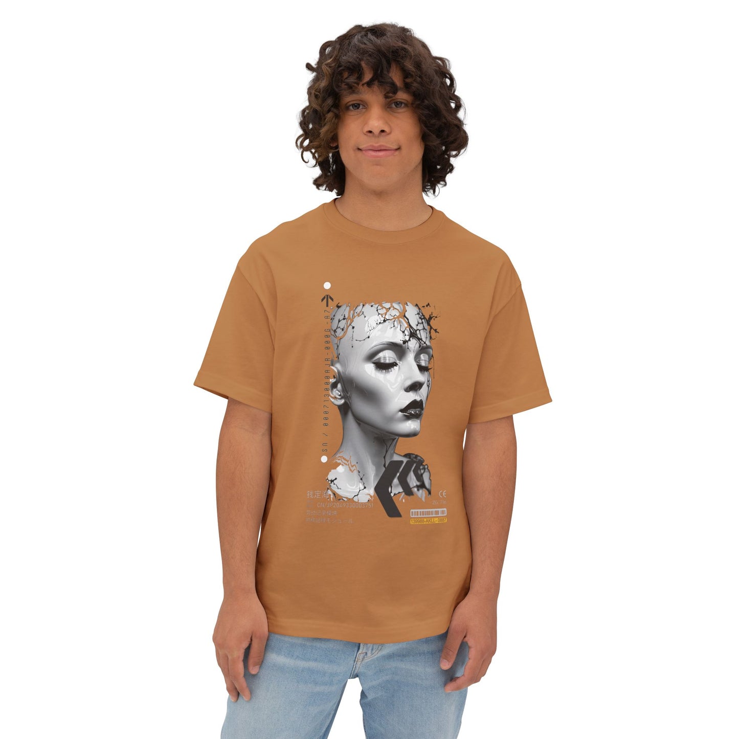 Chic Graphic Tee, Unisex Streetwear, Trendy Oversized Shirt, Modern Art T-Shirt, Casual Wear for Everyday Style