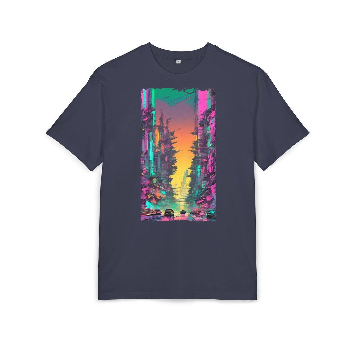 Vibrant Nature Sunset Unisex Oversize Tee, Cozy Graphic Shirt for Nature Lovers, Trendy Casual Wear, Gift for Friends, Summer Fashion