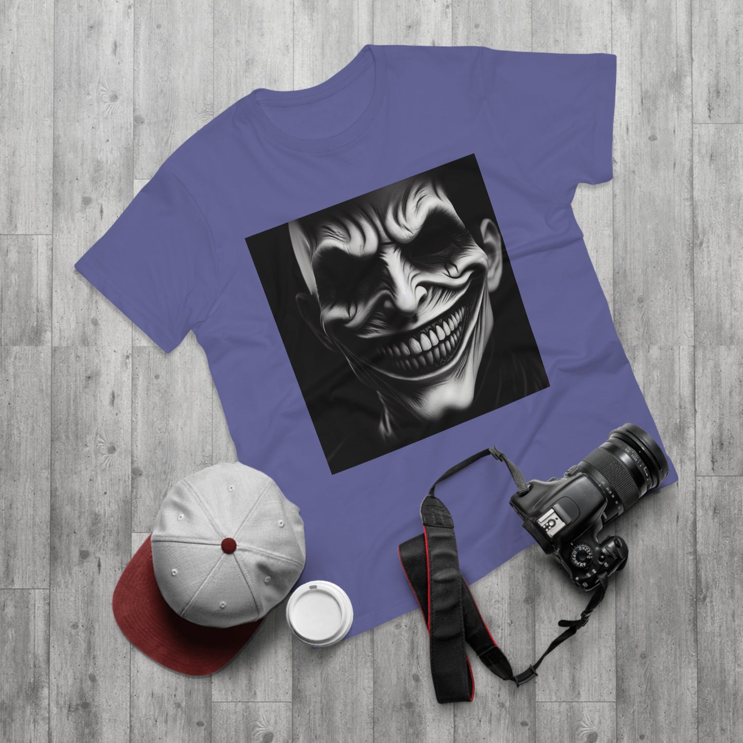 Creepy Clown Unisex T-Shirt - Unisex Graphic Tee for Halloween, Horror Fans, Costume Party, Unique Gift Idea, Spooky Apparel