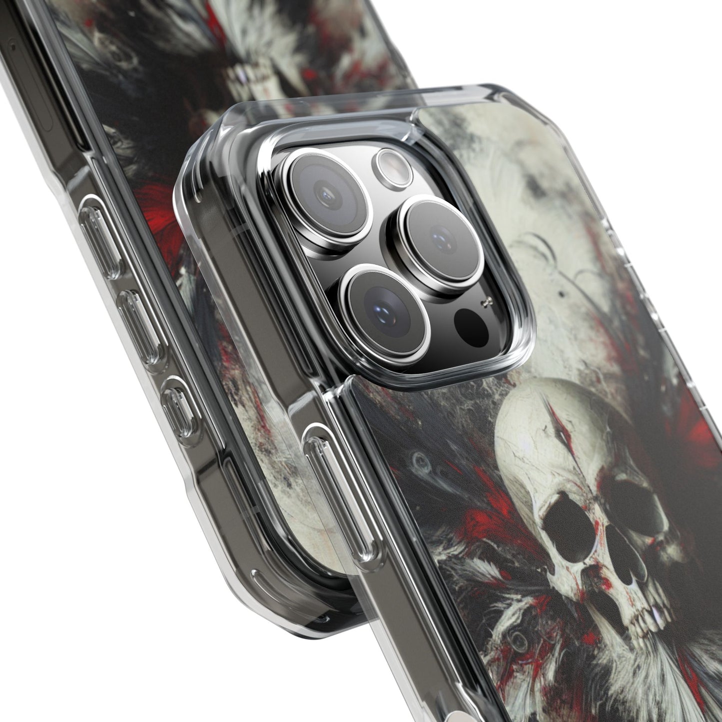 Gothic Skull Phone Case, Unique iPhone Cover, Edgy Smartphone Protector, Halloween Gift, Alternative Accessories