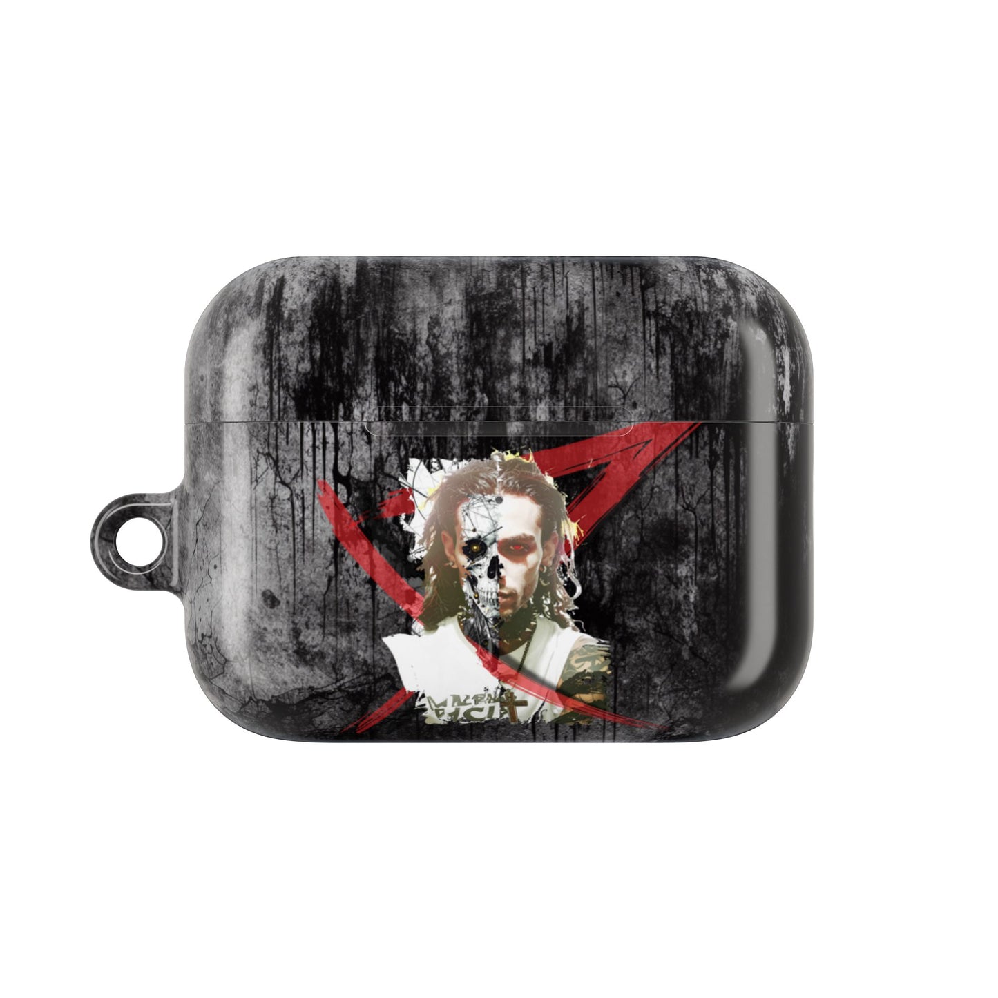 Gothic AirPod Case - Edgy Accessories for Music Lovers, Unique Gift for Teens, Stylish Tech Protection, Punk Aesthetic, Dark Art Case