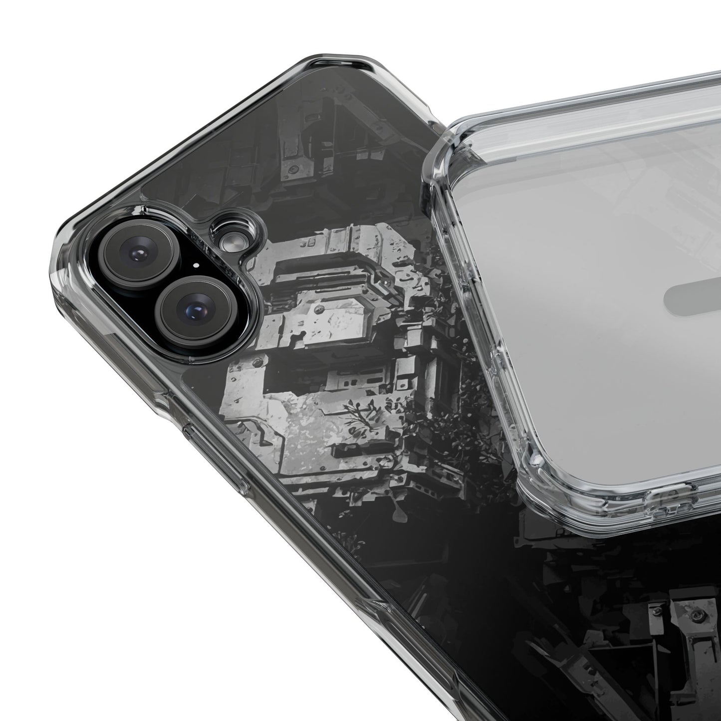 Stylish Magnetic Clear Impact Cases for iPhone, Heavy-Duty Protection, Customized Cases, Tech Lover Gift, Trendy Phone Accessories