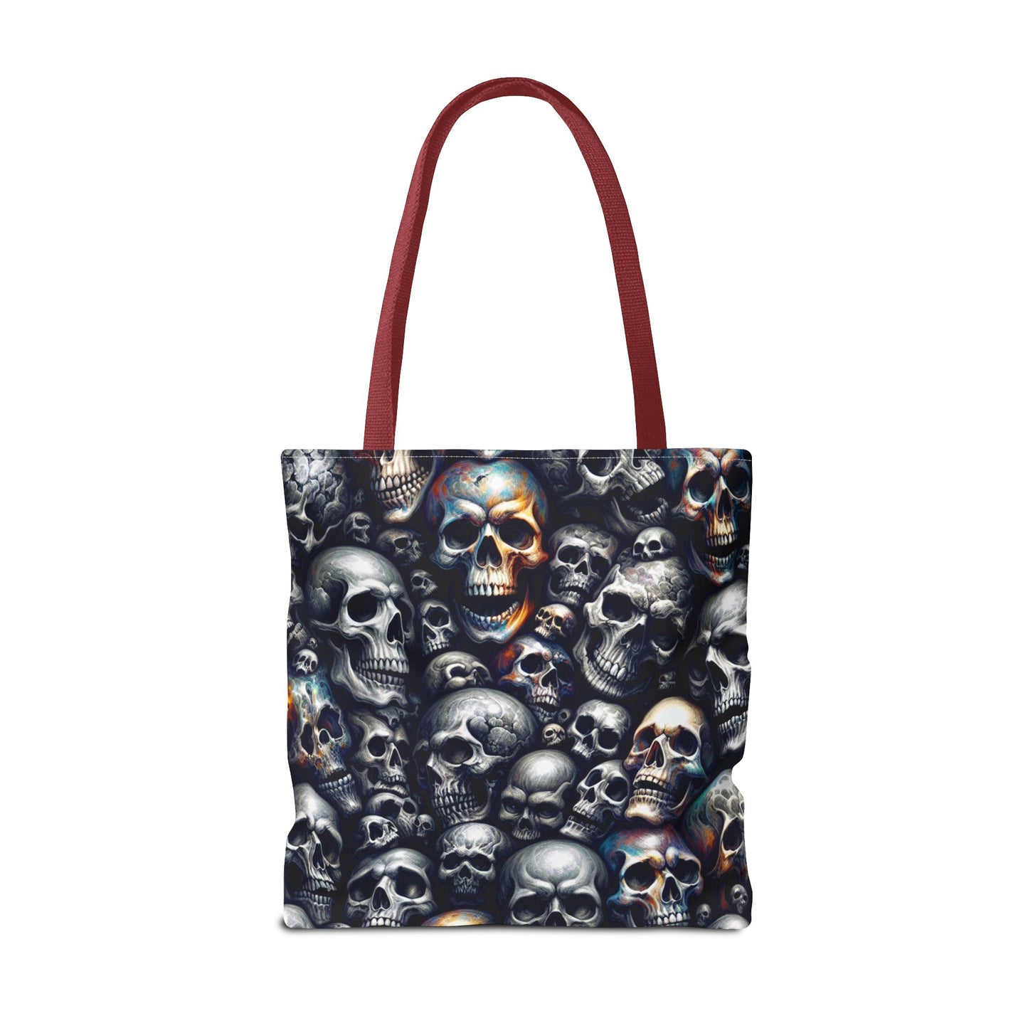 Gothic Skull Tote Bag | Gift for Halloween, Alternative Fashion, Edgy Eco-Friendly Bag, Casual Everyday Use