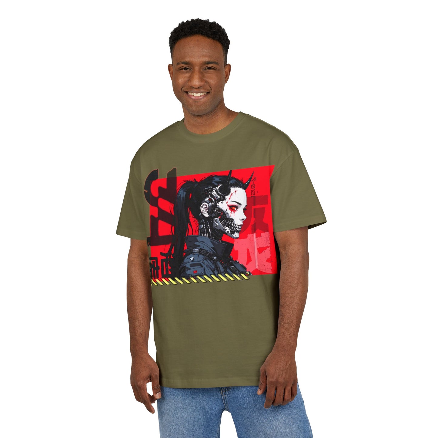 Cyber Edgy Oversize T-Shirt