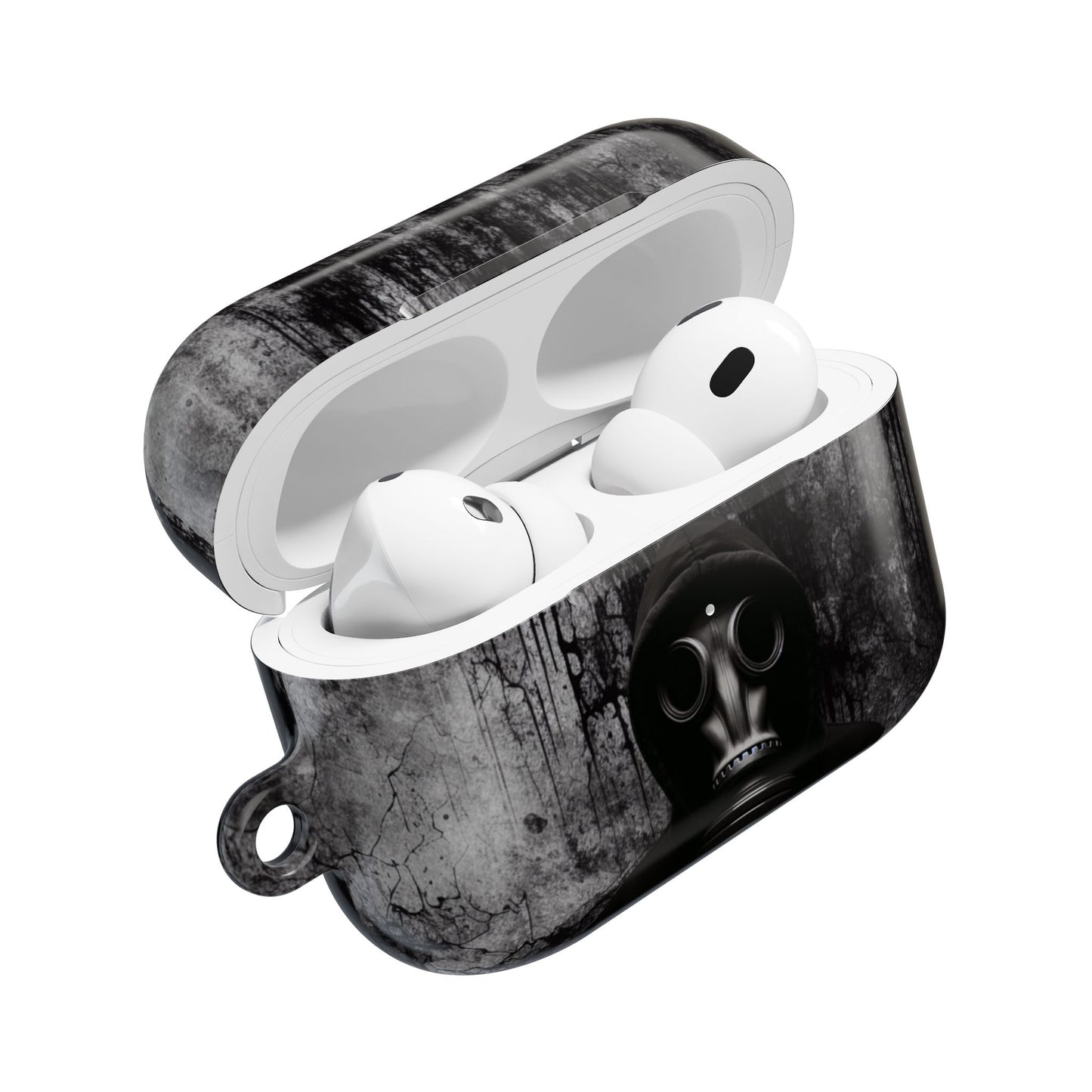 Gritty AirPod Cases - Urban Style, Tech Accessories, Music Lover Gift, Black & Gray Aesthetic, Unique Earbud Cases, Trendy Tech Gear