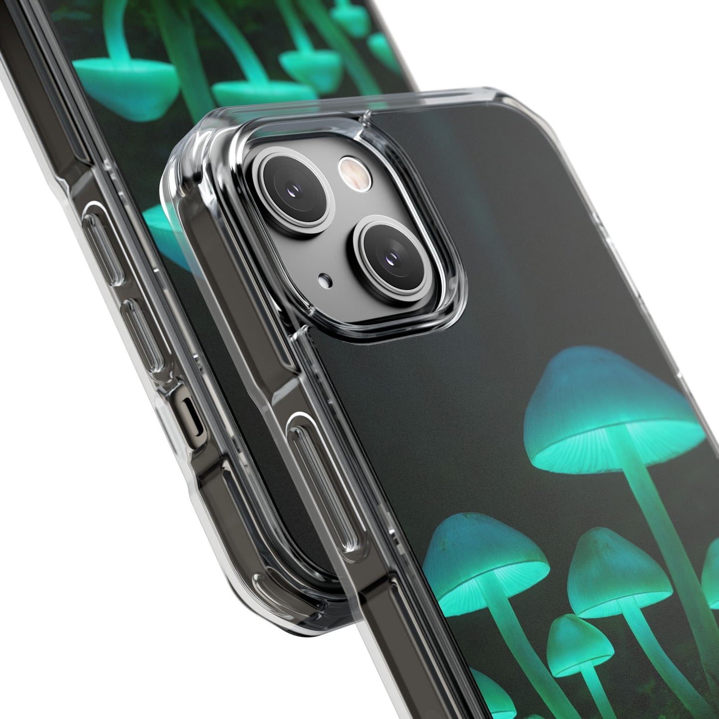 Glowing Mushroom iPhone Case, Unique Cellphone Protector, Gift for Nature Lovers, Eco-Friendly Tech Accessory
