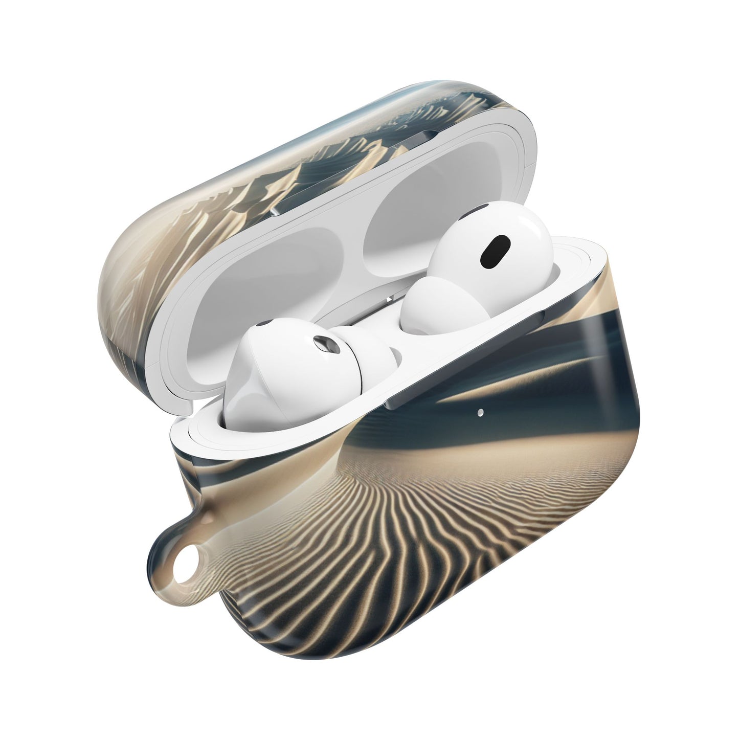 Desert Dunes AirPod Case - Nature Inspired, Unique Tech Accessory for Music Lovers, Gift for Travelers, Stylish Earbud Cover