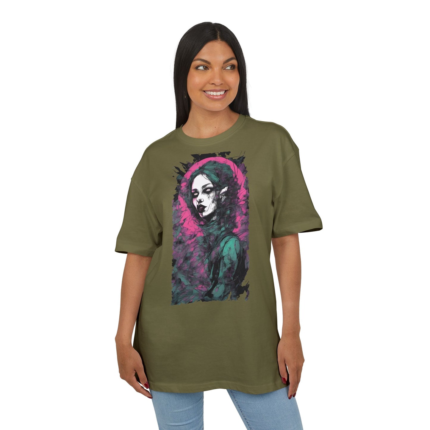 Artistic Heavy Oversize Tee, Vintage Style Shirt, Trendy Graphic Tee, Casual Streetwear, Unique Alternative Apparel