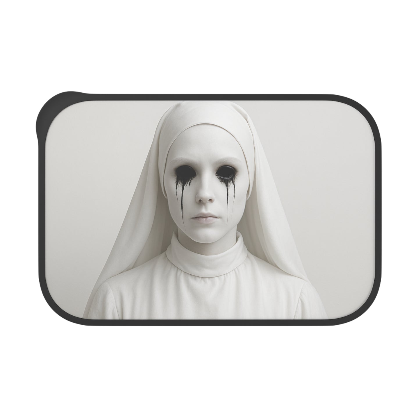 Gothic Bento Box, Unique Lunch Container, Artful Meal Prep, Dark Themed Food Storage, Quirky Gift for Monochrome Lovers