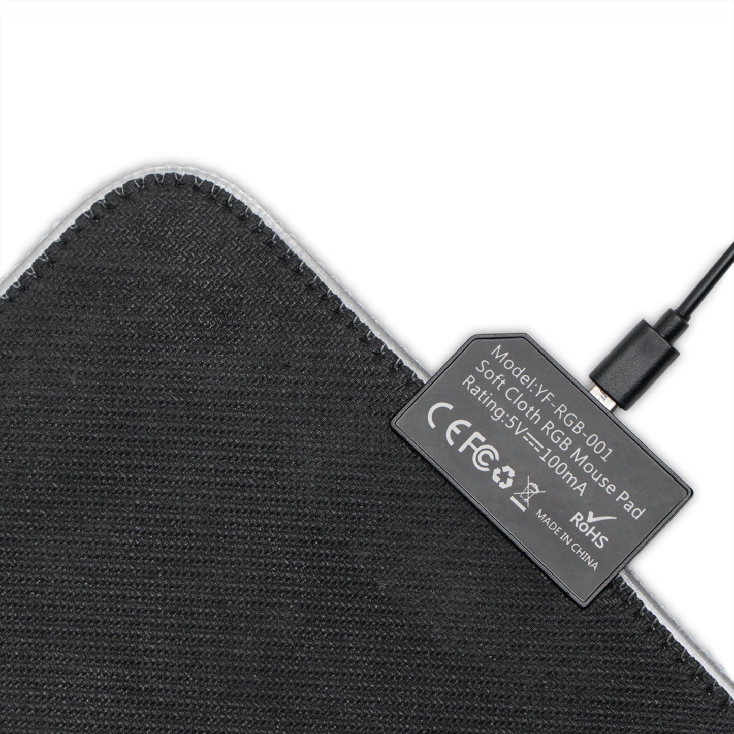 LED Gamer Mouse Pad with Futuristic Design - Perfect for Gaming Setup