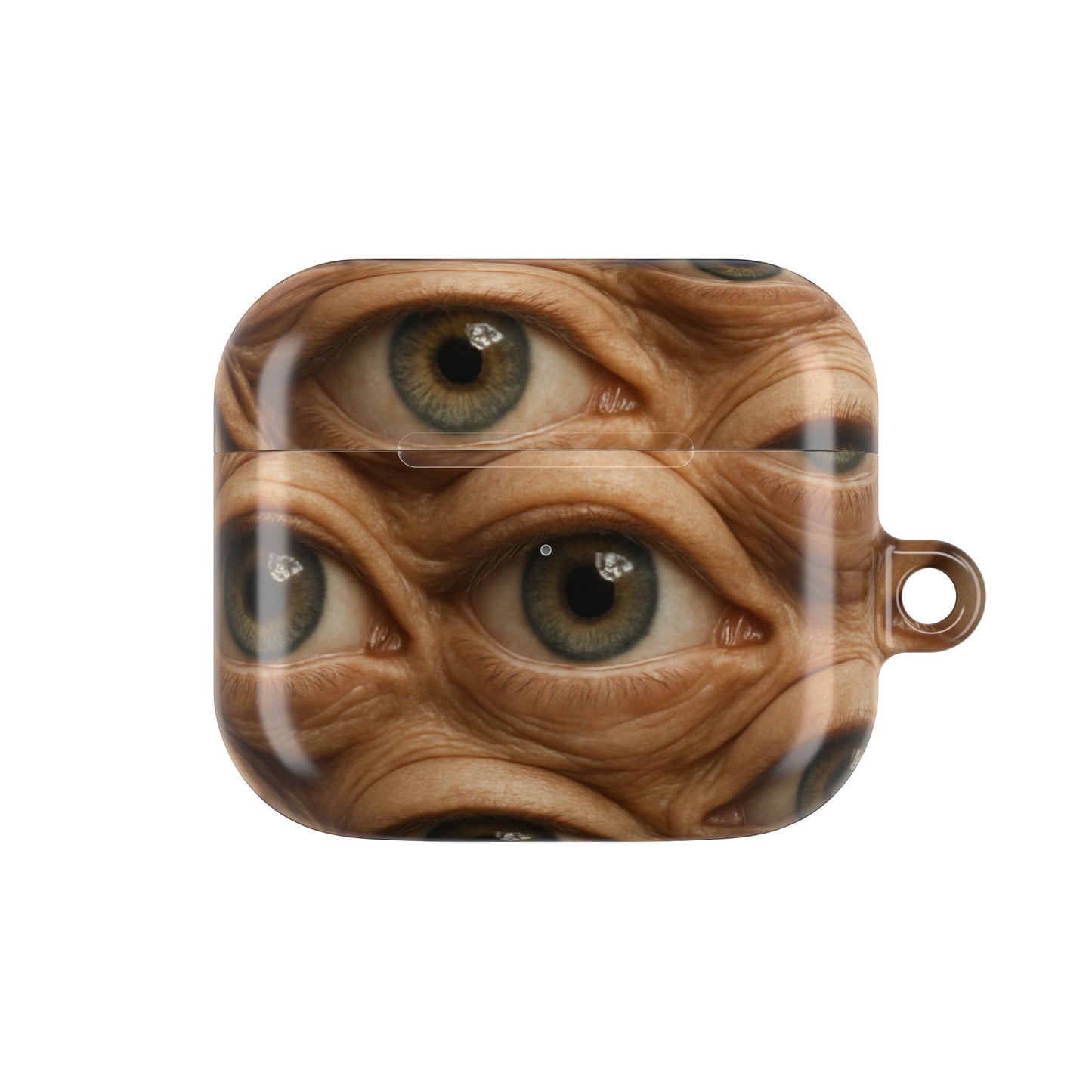 Unique Eye Pattern AirPod Case, Quirky AirPod Cover, Gift for Tech Lovers, Trendy Accessories, Fun Gadget Protection