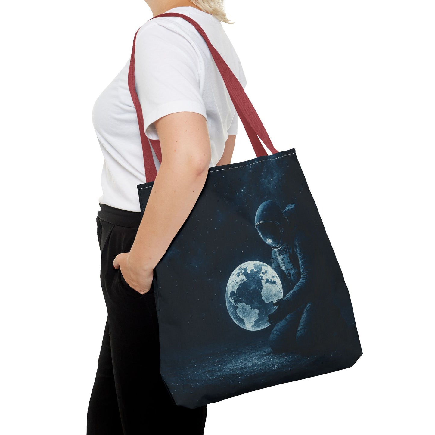 Cosmic Dreams Tote Bag | Astronaut Design, Space Lover Gift, Eco-Friendly Carryall, Stylish Everyday Tote, Unique Space Art