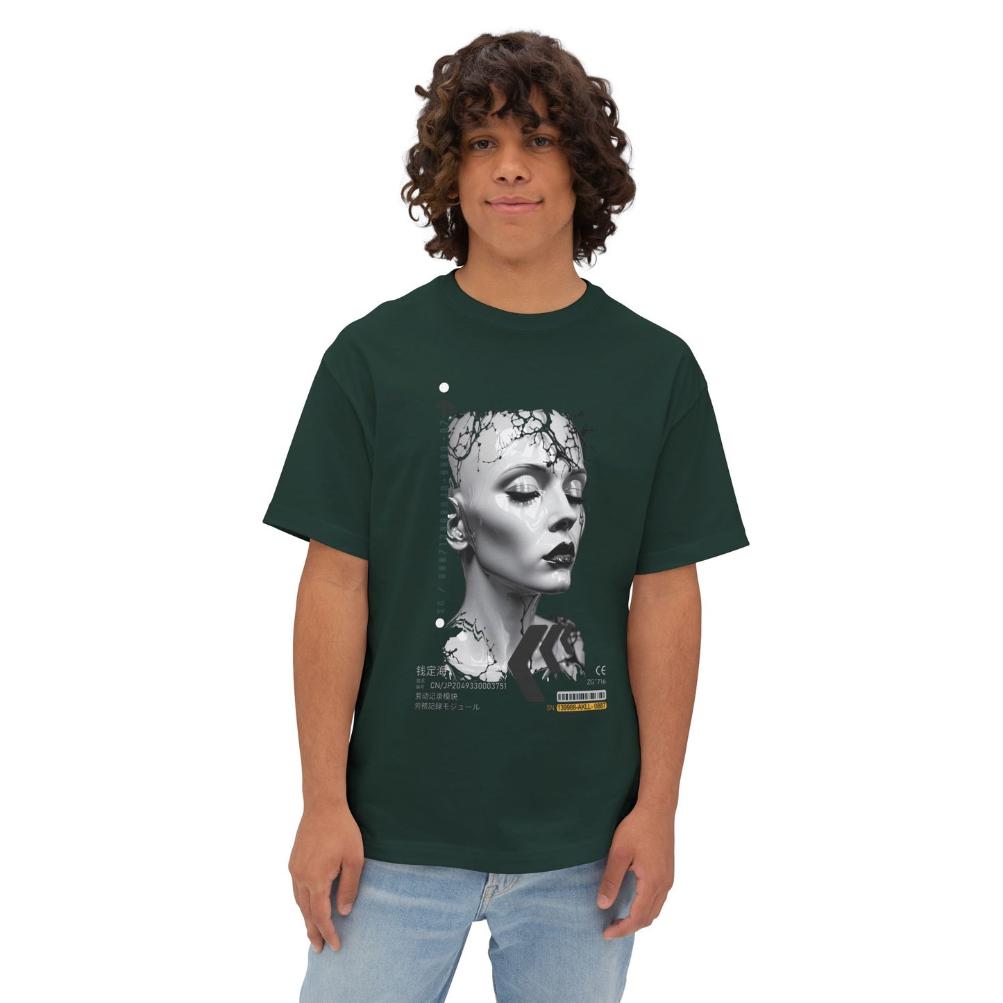 Chic Graphic Tee, Unisex Streetwear, Trendy Oversized Shirt, Modern Art T-Shirt, Casual Wear for Everyday Style