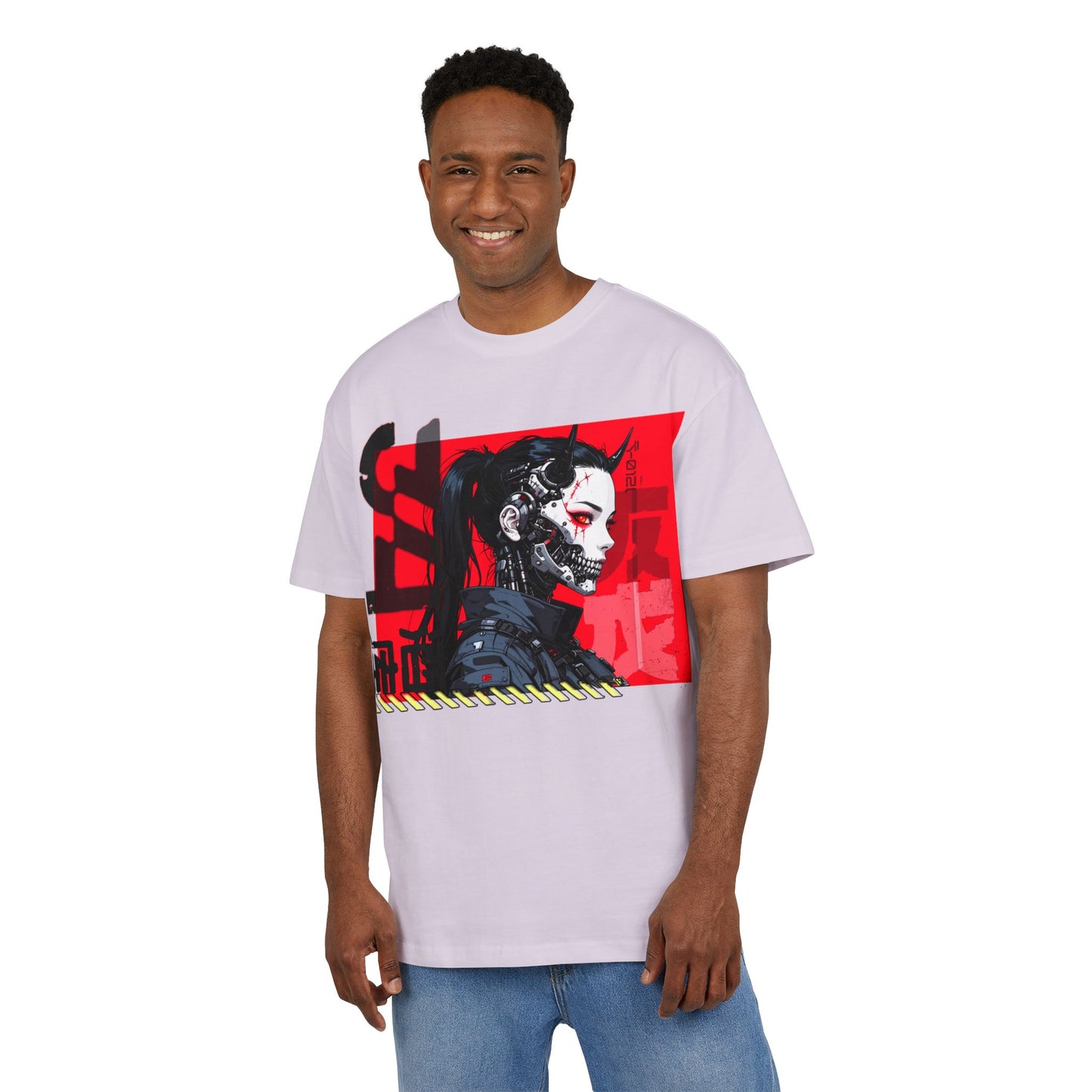 Cyber Edgy Oversize T-Shirt