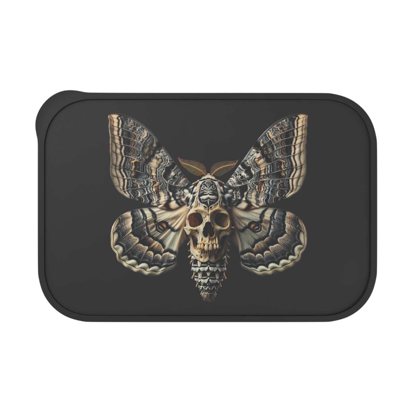 Gothic Butterfly Bento Box, Unique Lunch Container, Skull Art Design, Eco-Friendly Meal Prep, Perfect for Goth Aesthetics, Halloween Gifts