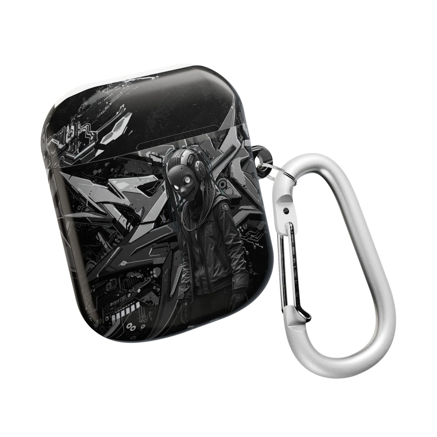 Urban Graffiti Cyber AirPod Cases, Trendy AirPod Holder, Stylish Earbud Case, Customizable Gift for Teens, Music Lover Accessory