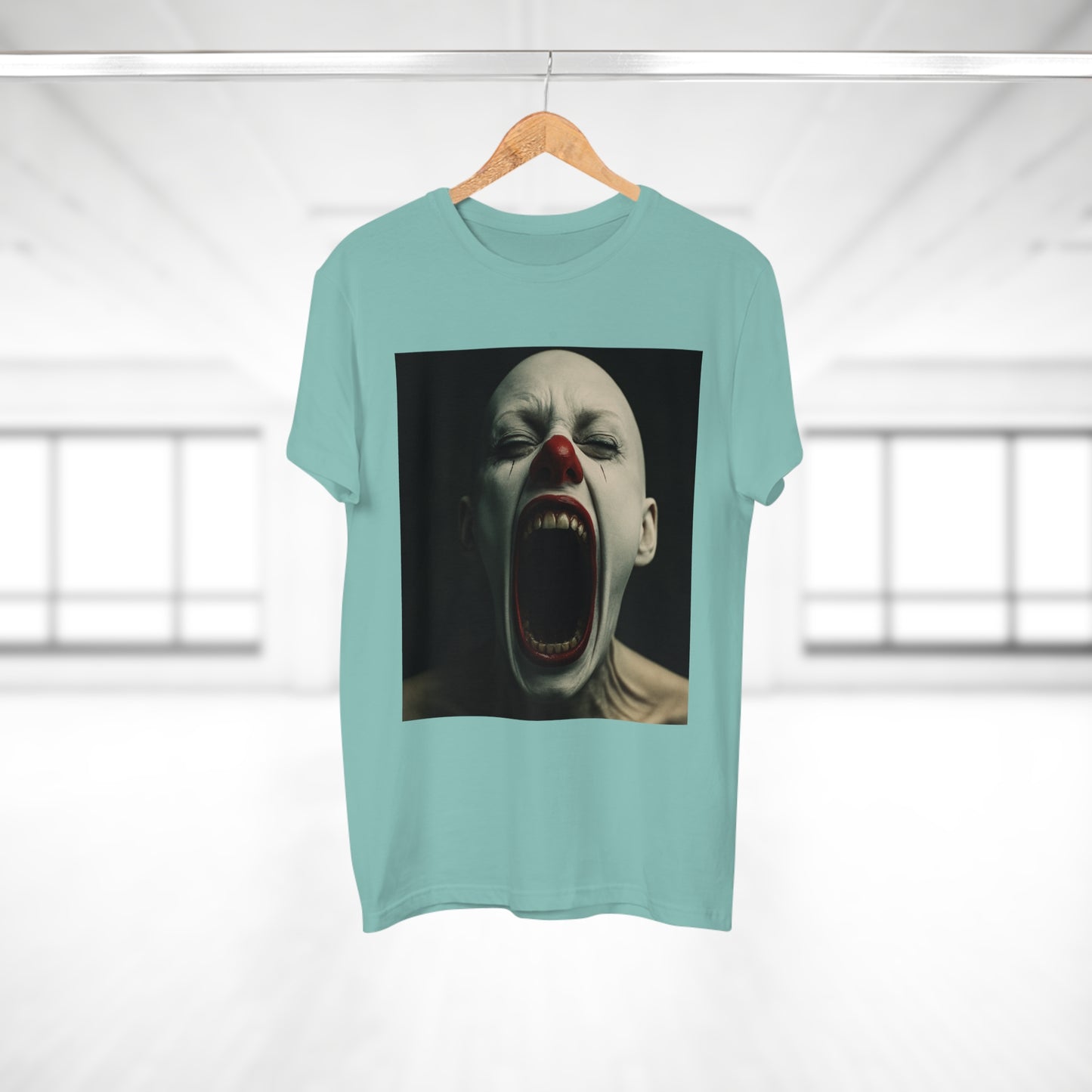 Creepy Clown Graphic T-Shirt, Scary Shirt for Halloween, Horror Movie Fans, Unique Gift for Him, Unisex Casual Wear
