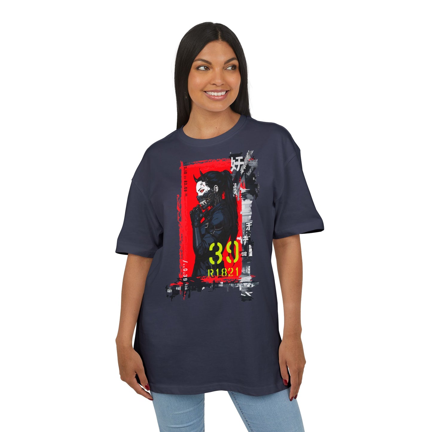 Artistic Oversize Tee featuring Bold Graphic Design, Unisex Heavyweight T-Shirt