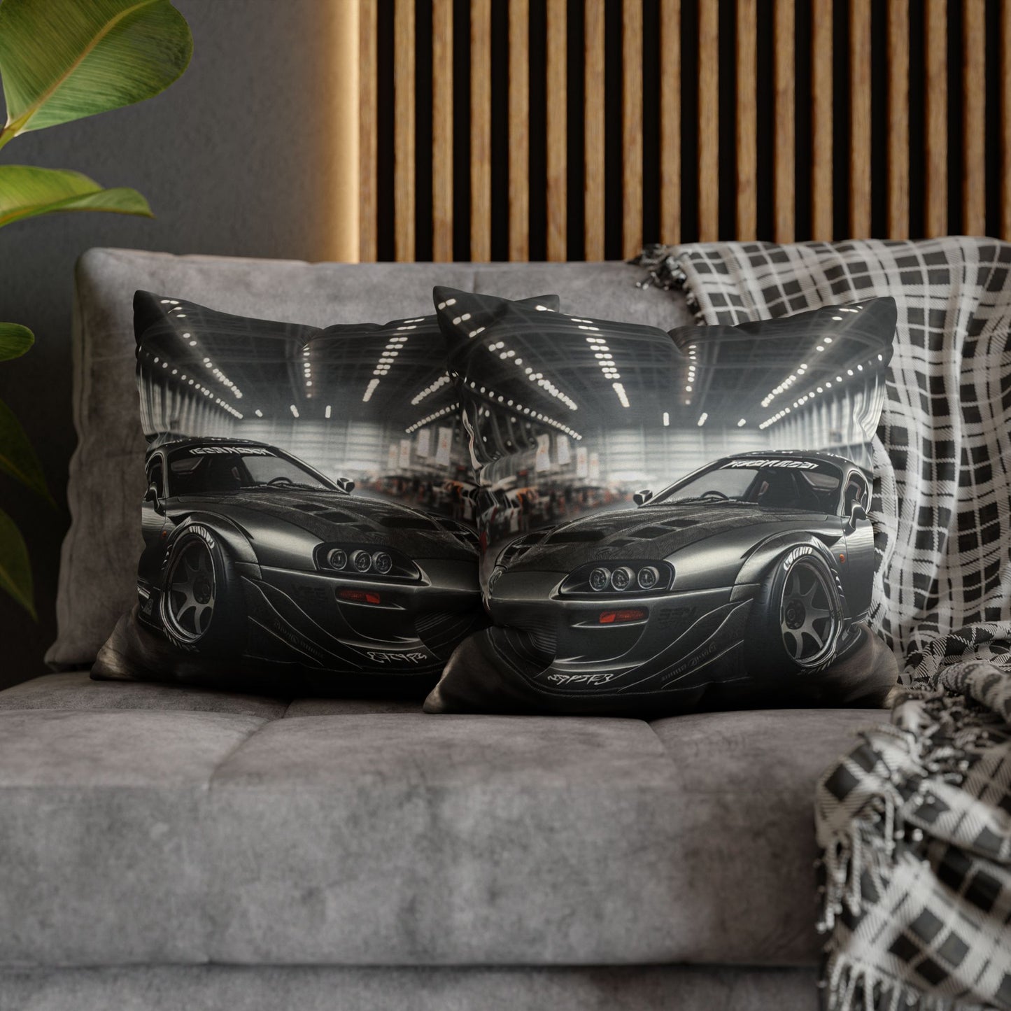 Car Enthusiast Pillowcase, Automotive Decor, Gift for Him, Racer Decoration, Motorsport Home Accessories