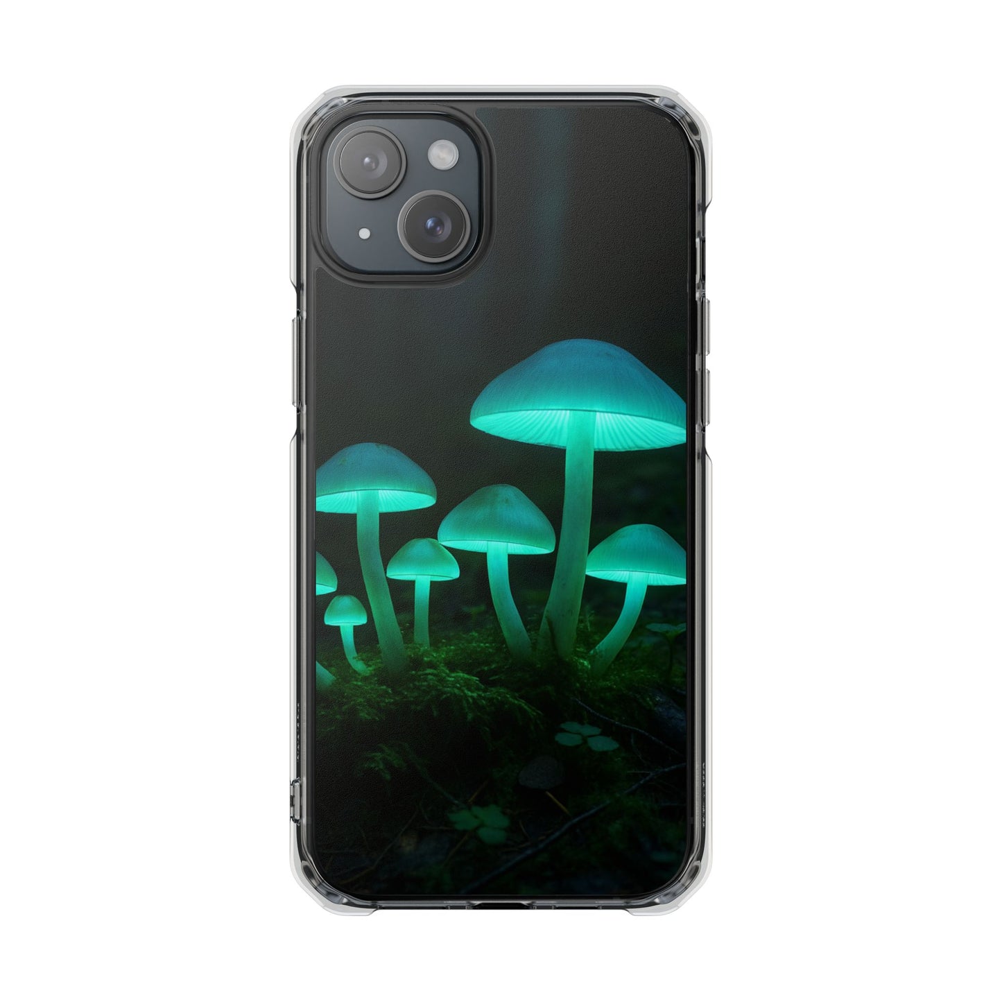 Glowing Mushroom iPhone Case, Unique Cellphone Protector, Gift for Nature Lovers, Eco-Friendly Tech Accessory
