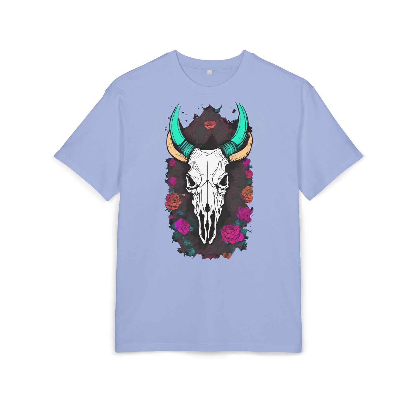 Bohemian Skull Graphic Tee, Unisex Heavy Oversize Tee, Cool Graphic T-Shirt, Festival Fashion, Casual Wear, Unique Gift Idea
