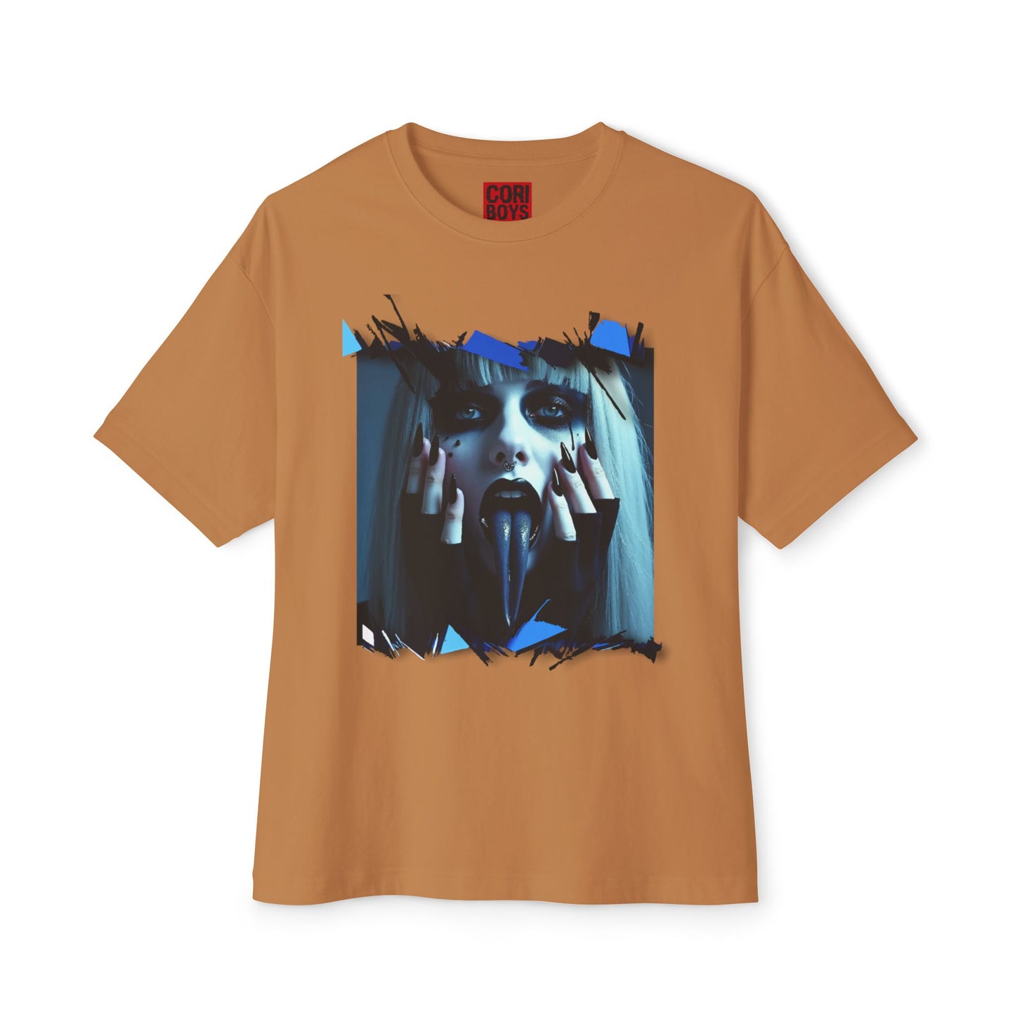 Edgy Oversized Tee - Unisex Graphic Shirt, Streetwear Fashion, Unique Gift for Him/Her, Casual or Trendy Look, Art Enthusiast Apparel