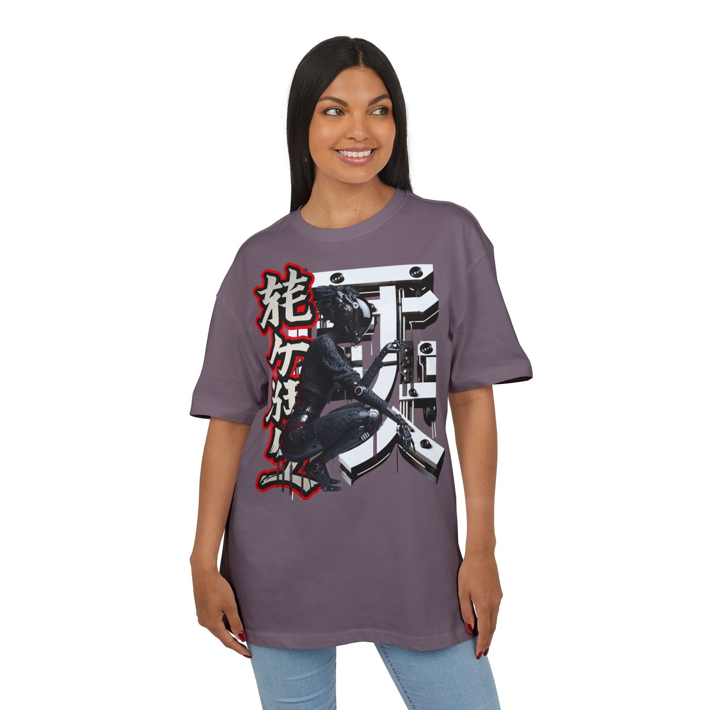 Cyberpunk Graphic Unisex Heavy Oversize Tee