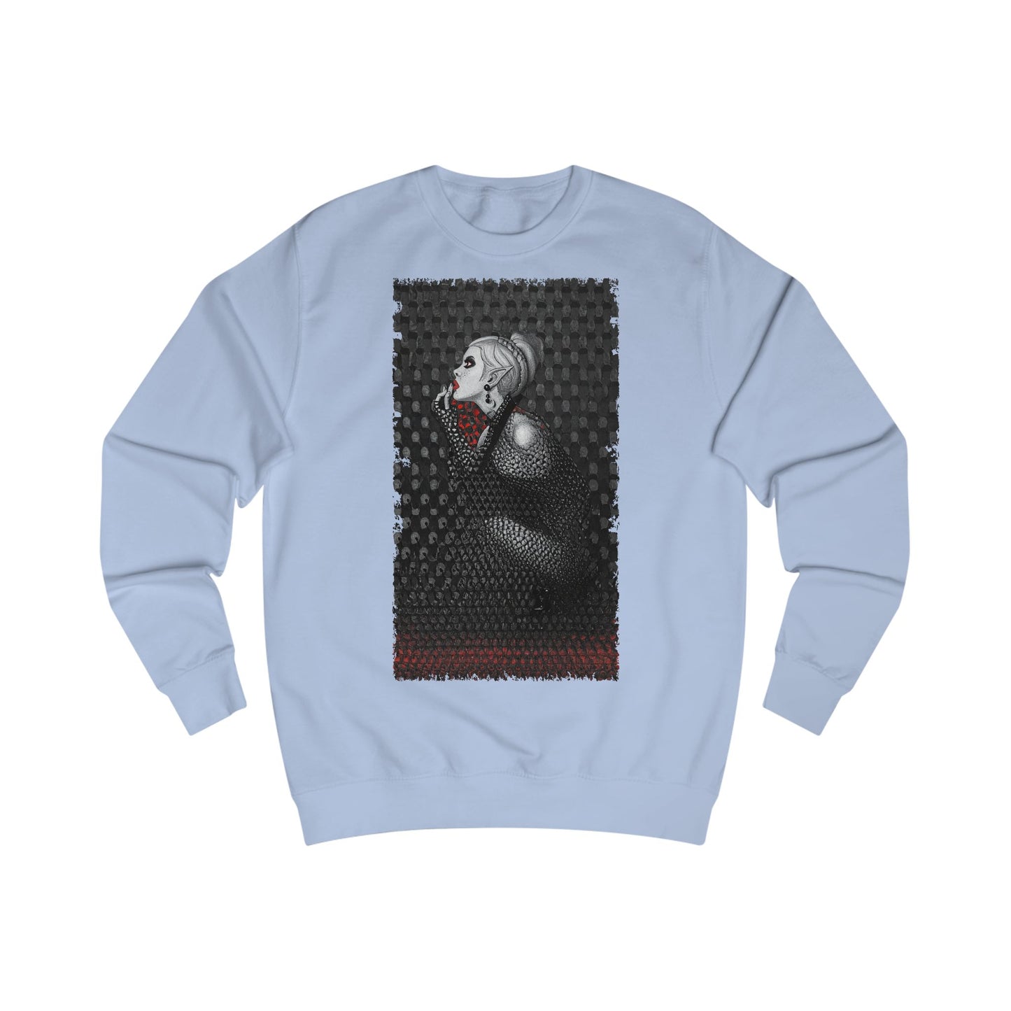 Artistic Unisex Sweatshirt with Unique Design, Cozy Layering Piece, Gift for Art Lovers, Fall Fashion, Casual Style