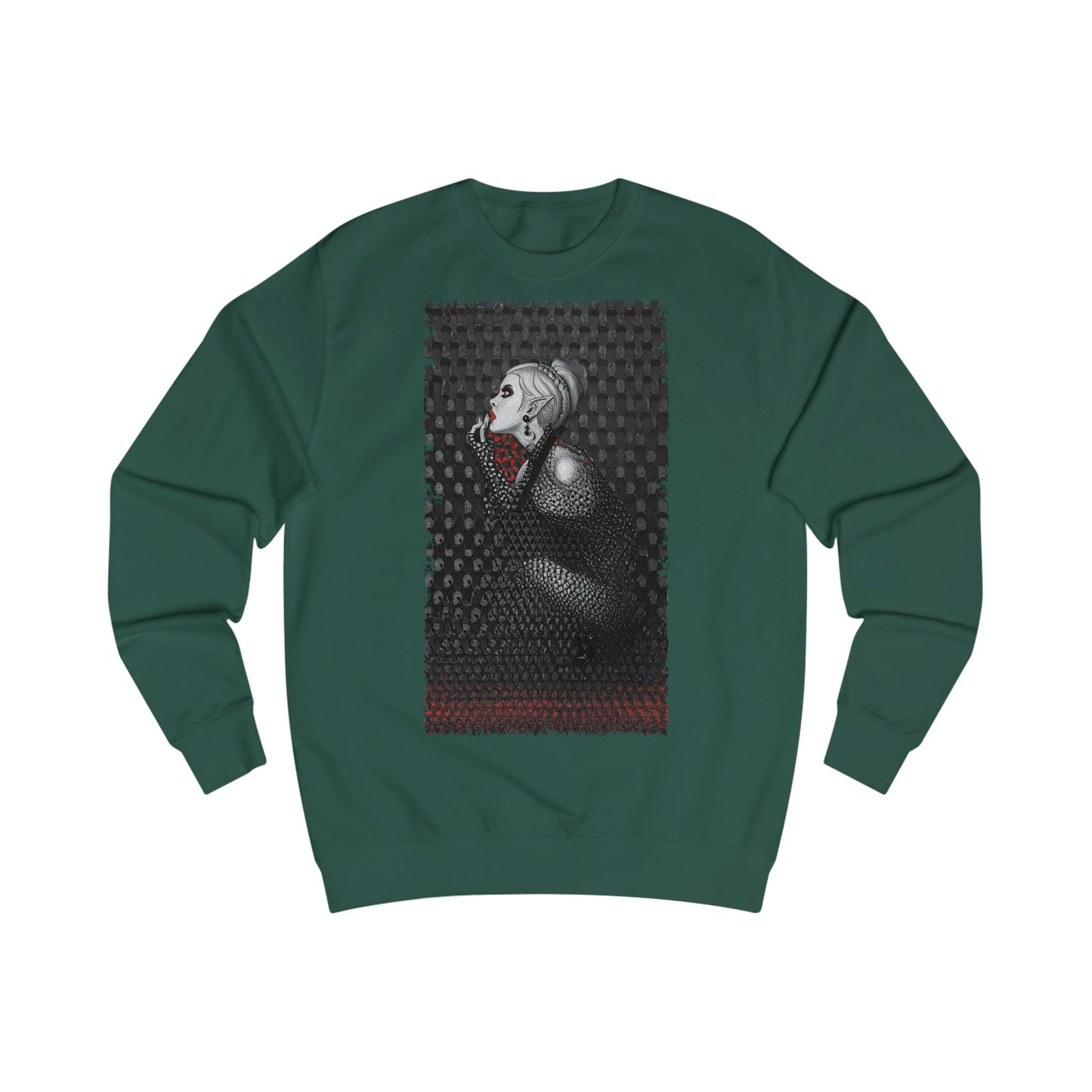 Artistic Unisex Sweatshirt with Unique Design, Cozy Layering Piece, Gift for Art Lovers, Fall Fashion, Casual Style