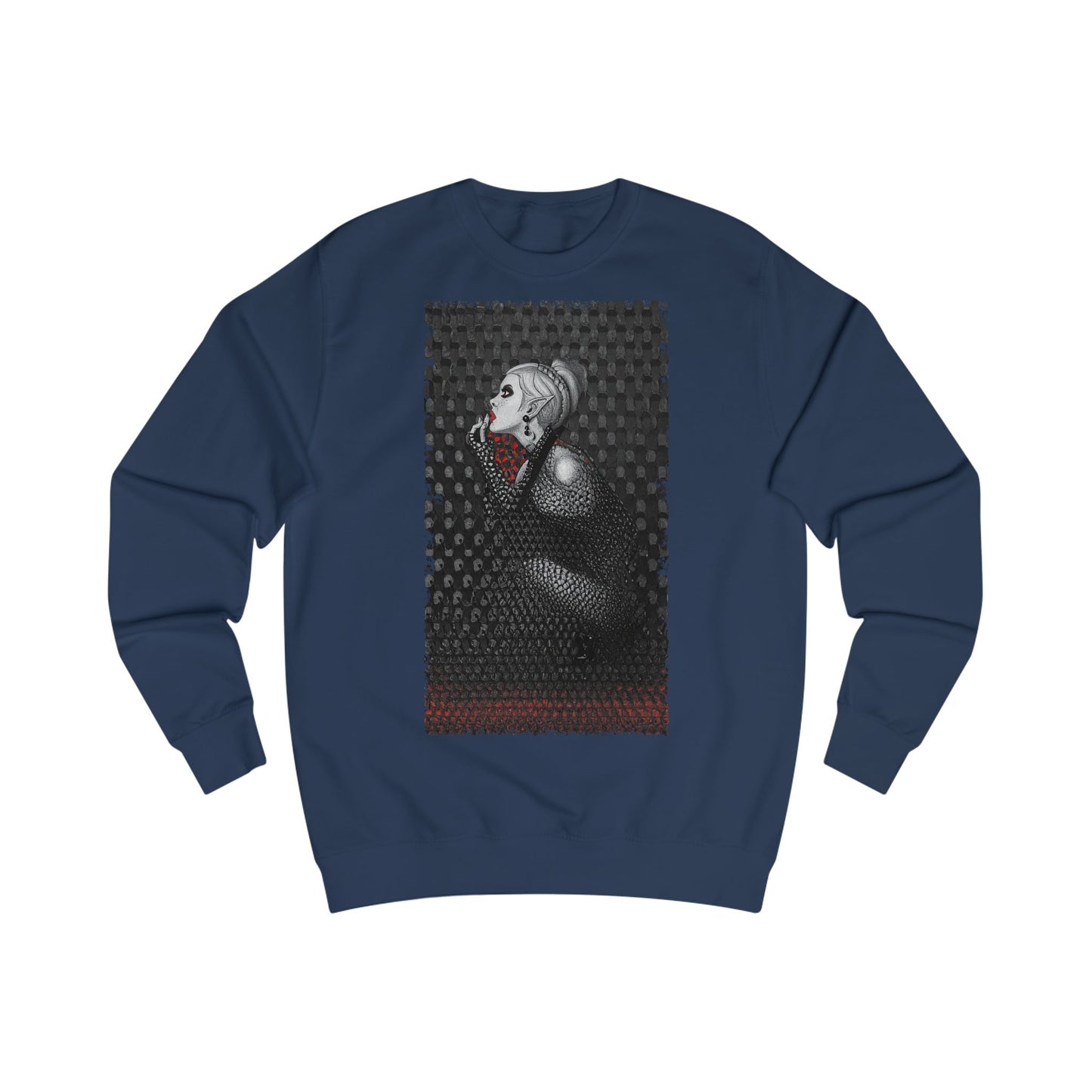 Artistic Unisex Sweatshirt with Unique Design, Cozy Layering Piece, Gift for Art Lovers, Fall Fashion, Casual Style