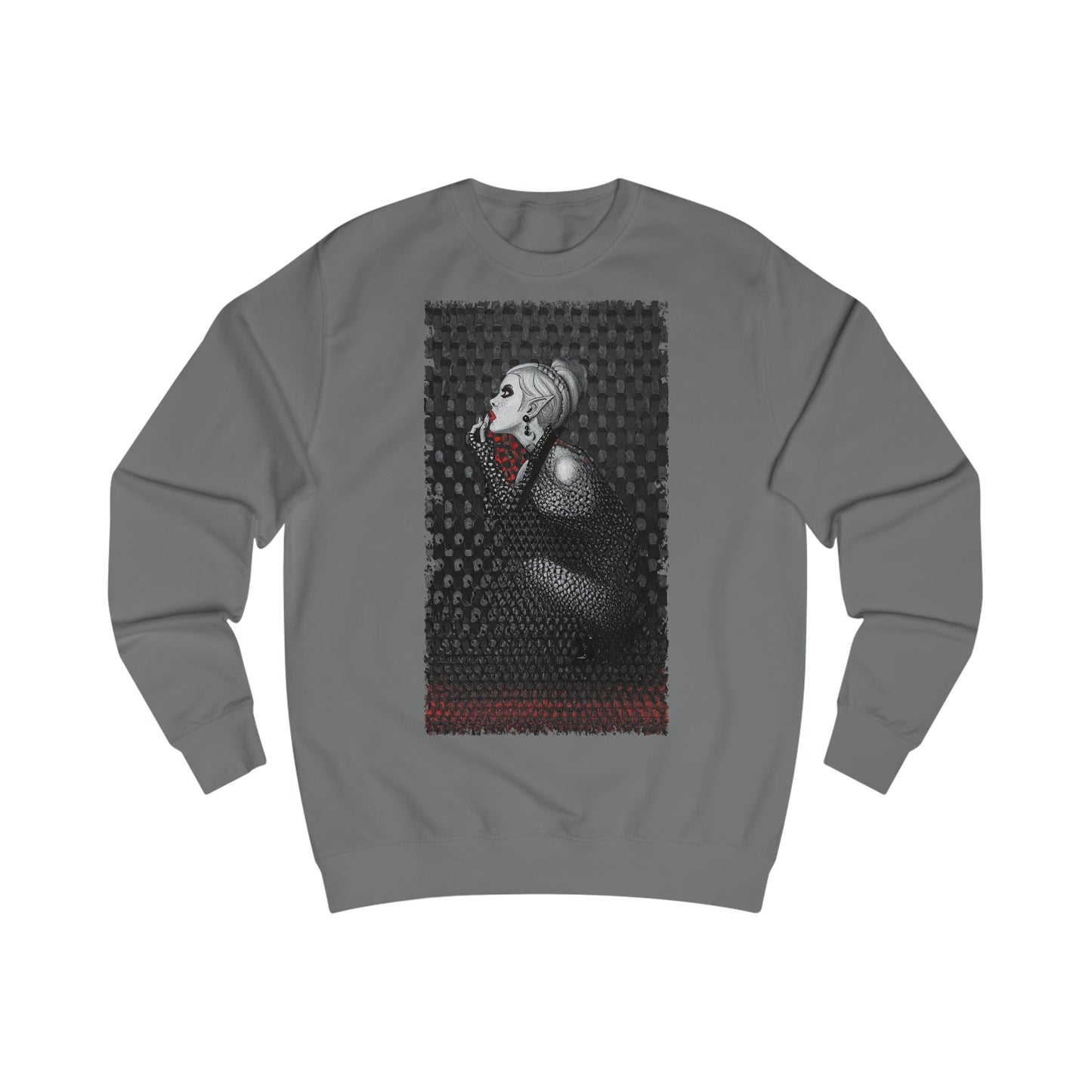 Artistic Unisex Sweatshirt with Unique Design, Cozy Layering Piece, Gift for Art Lovers, Fall Fashion, Casual Style