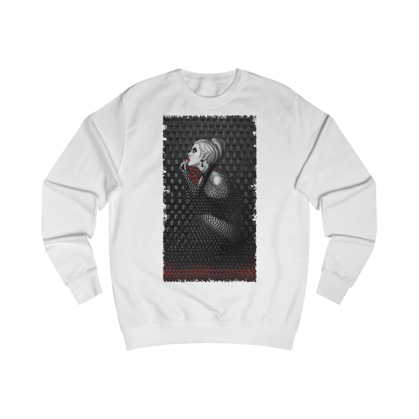Artistic Unisex Sweatshirt with Unique Design, Cozy Layering Piece, Gift for Art Lovers, Fall Fashion, Casual Style