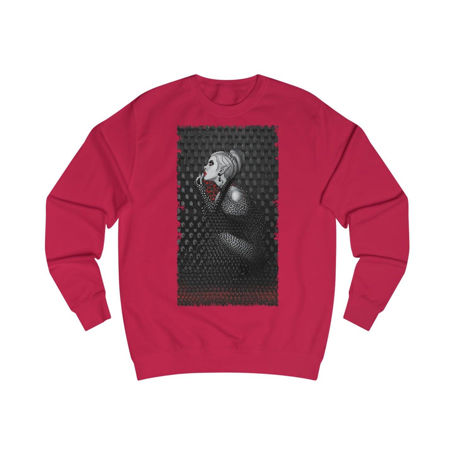 Artistic Unisex Sweatshirt with Unique Design, Cozy Layering Piece, Gift for Art Lovers, Fall Fashion, Casual Style