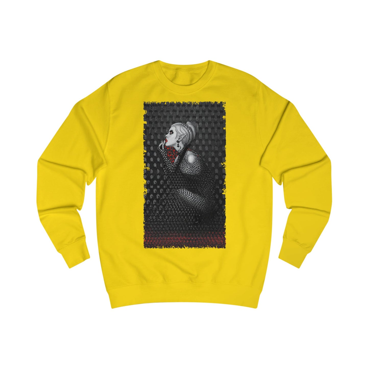 Artistic Unisex Sweatshirt with Unique Design, Cozy Layering Piece, Gift for Art Lovers, Fall Fashion, Casual Style